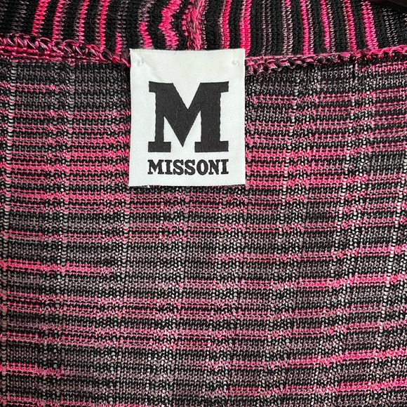 MISSONI Y2K LONG LENGTH OPEN FRONT CARDIGAN - Picture 8 of 11